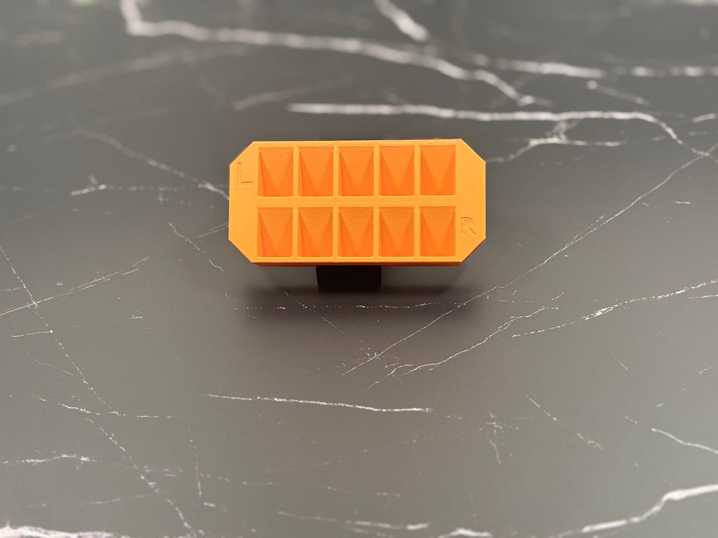 Sunny Orange nail tip organizer