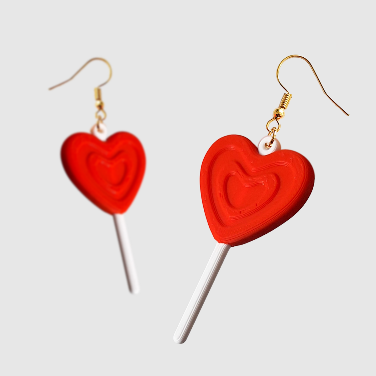 Heart Lollipop Earrings image 3