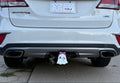 A ghost with a Pink bow hitch insert on a Vehicle.