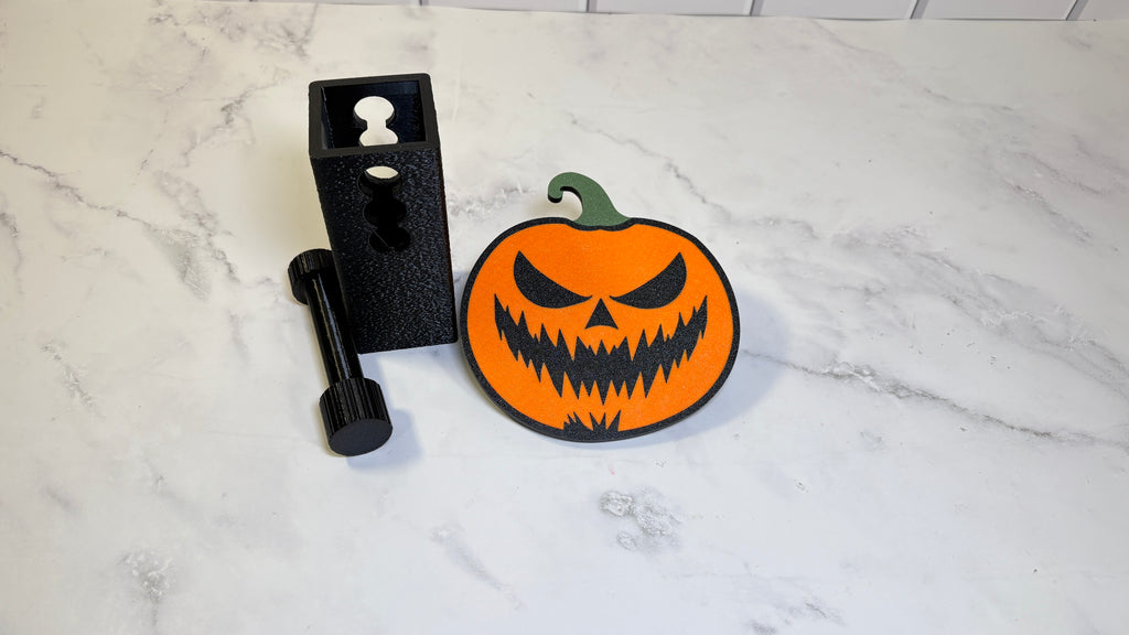 Spooky Jack-O-Lantern hitch cover starter kit