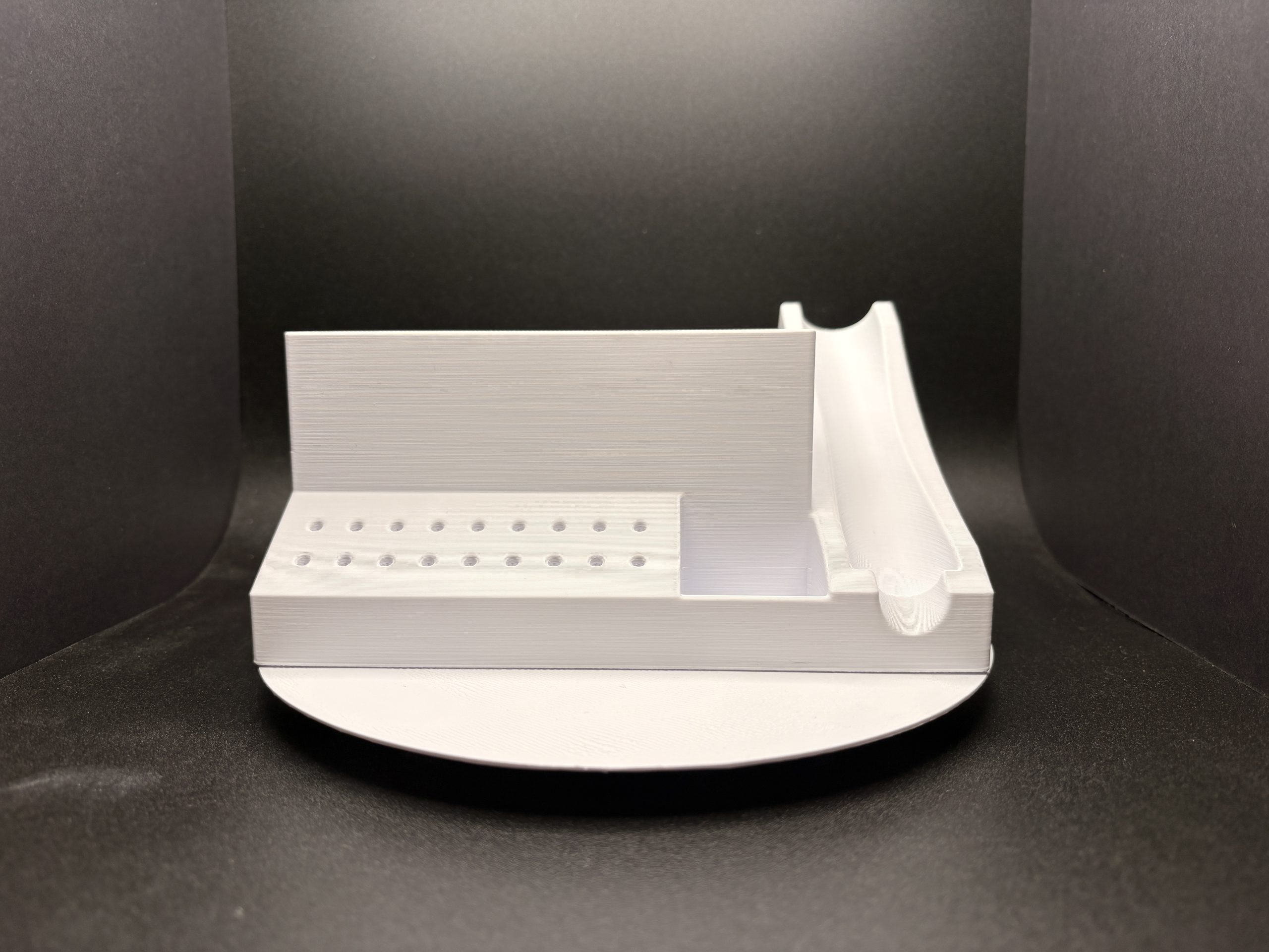 Nail Tech E-File Holder with Space for Extra Bits and Brushes