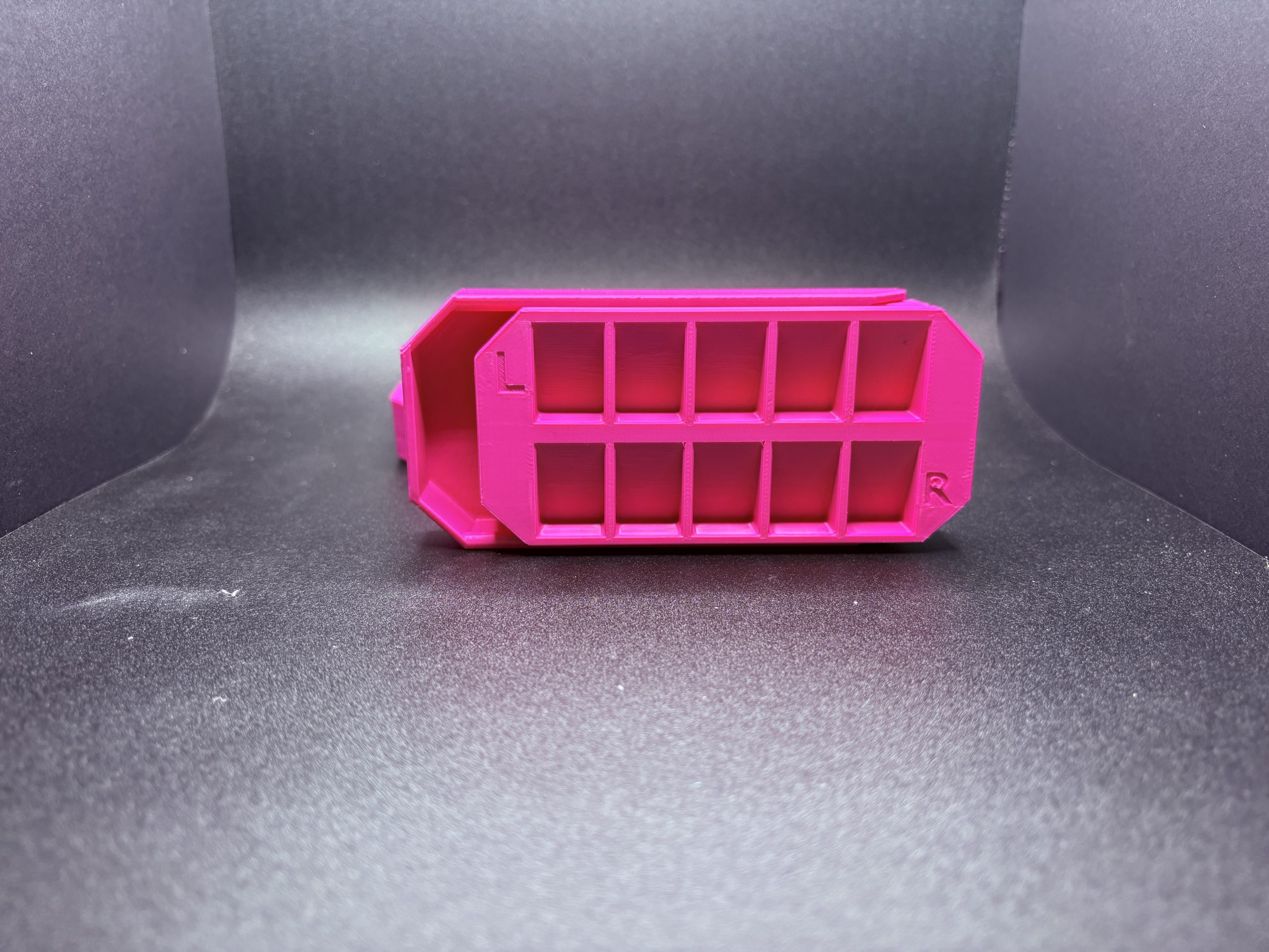 Nail Tip Organizer with Sliding Lid