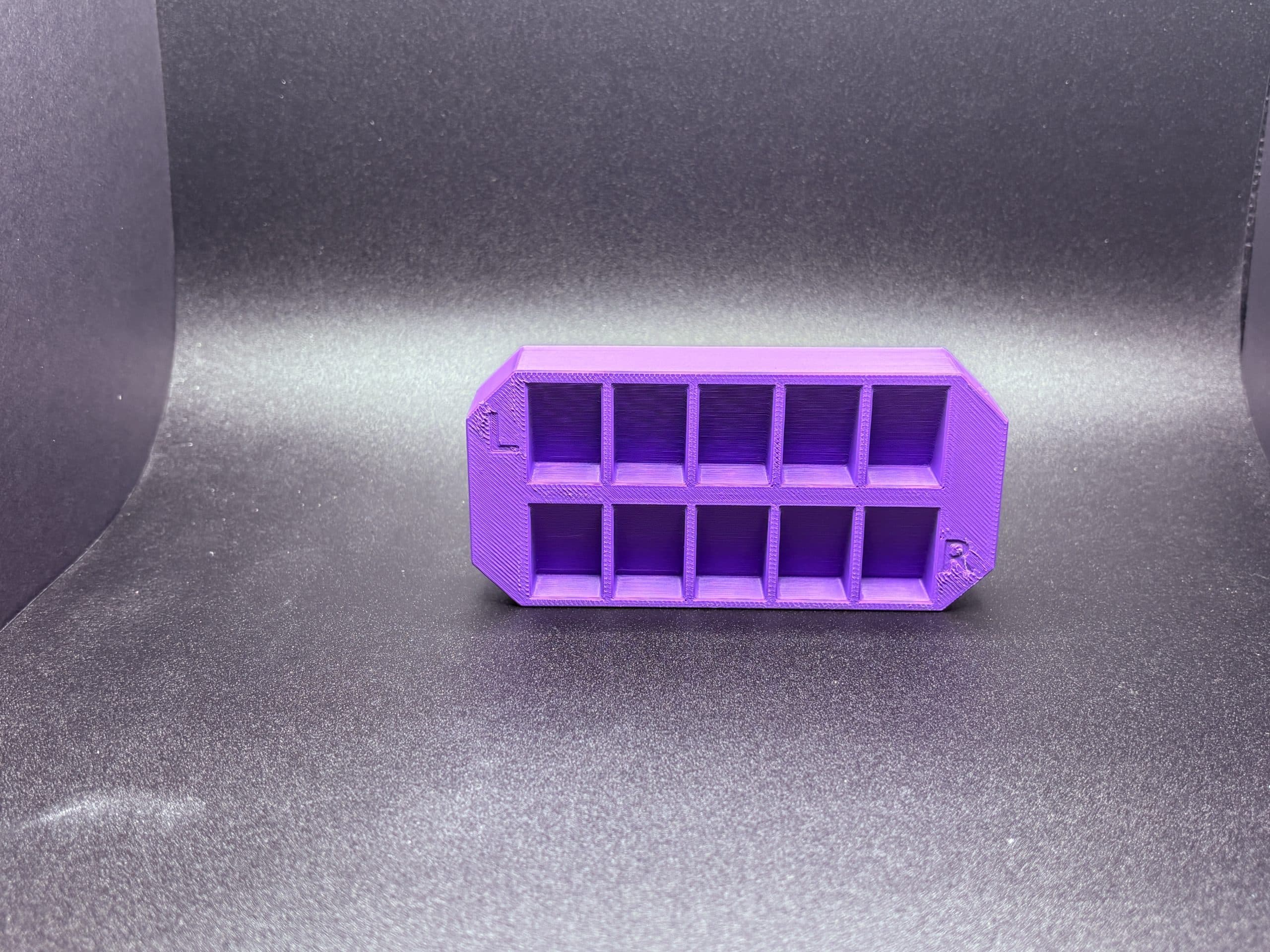 Purple Nail Tip Organizer
